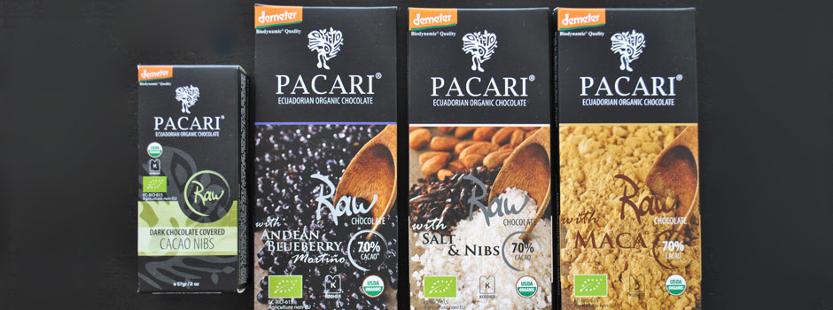 Pacari Biodynamic Chocolate Bars