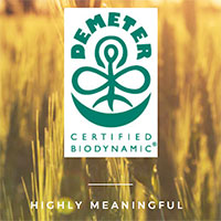 Demeter Biodynamic 'Highly Meaningful' seal
