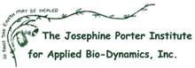 Josephine Porter Institute for Applied Bio-Dynamics Inc.