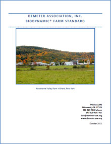 Demeter Biodynamic Farm Standard
