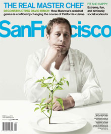 San Francisco Magazine: David Kinch Steps Up to the Plate