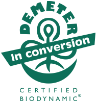 Demeter-certified in conversion to Biodynamic